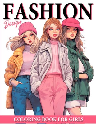 Gina Schill Fashion Design Coloring Book For Girls (Paperback) (UK IMPORT)-image