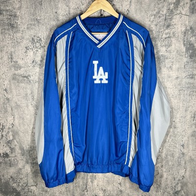 Los Angeles Dodgers Genuine Merchandise Wind Breaker Pullover Jacket LA Vintage-image