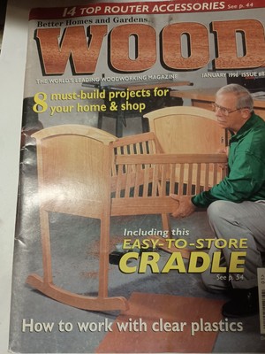 Better Homes And  Gardens WOOD Magazine. January 1996- Issue No. 85 M10-image