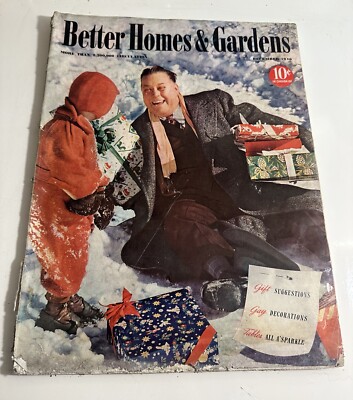 VTG Better Homes & Garden Magazine December 1940 Gifts That Glorify Good Eating-image