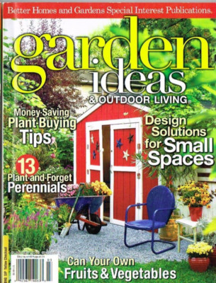 Garden Ideas Better Homes Special Interest Small Spaces 2010 Vintage Magazine-image