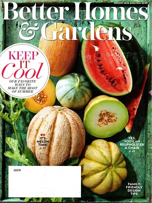 Better Homes & Gardens Magazine August 2020 Keep it Cool Make the Most of Summer-image