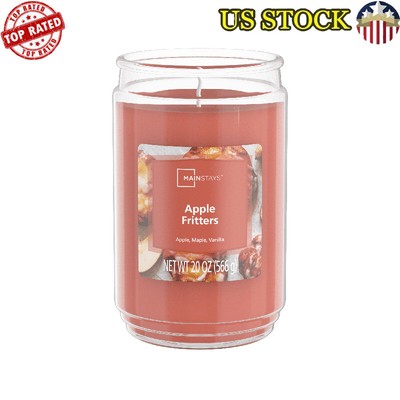 20oz Scented Candle Apple Fritters Long Lasting Aromatherapy Clean Burn New-image