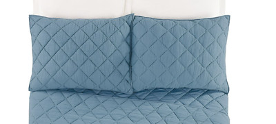 Better Homes & Garden Blue Diamond Gauze Cotton, King Shams (2 Count)-image