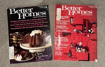 Vintage (1971) BETTER HOMES AND GARDENS Magazine (Lot of 2)-image