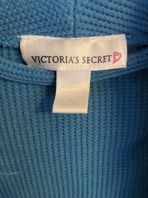 Victoria’s Secret Robe-thermal Underwear Material Super Cozy! Dark teal -image
