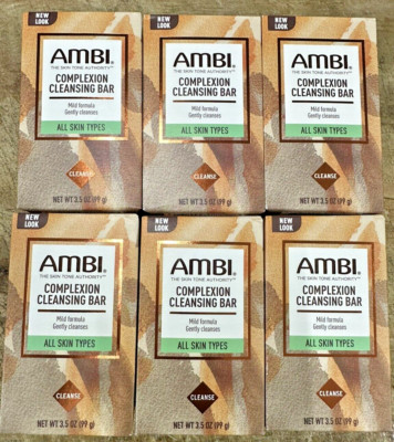 6- Ambi Skin Care soap Complexion Cleansing Bar Gentle Cleansing 3.5 Oz-image