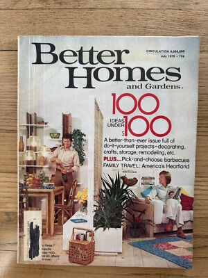 Vintage Better Home and Gardens Magazine July 1976-image