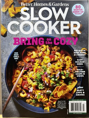 Better Homes & Gardens Magazine Slow Cooker Bring on the Cozy 80 Winter Recipes-image
