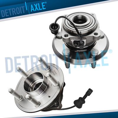 Pair Rear Wheel Bearing & Hubs for 2010-2017 Chevy Equinox GMC Terrain 2.4L 3.6L-image