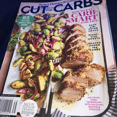 Better Homes & Gardens - CUT the CARBS Magazine 2023 Edition. 85 Recipes , T-535-image