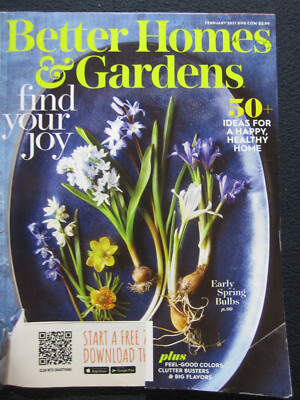 BETTER HOMES & GARDENS MAGAZINE - FEBRUARY 2021 - FIND YOUR JOY-image