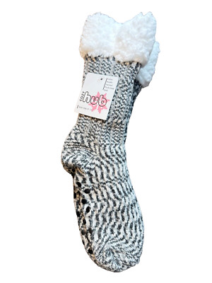 Cozy Hub Ladies Double Layered Push Lined Socks Size 9-11 Warm Winter Soft-image