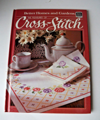 HARDCOVER BOOK - Better Homes & Gardens The Pleasures of Cross-Stitch-image