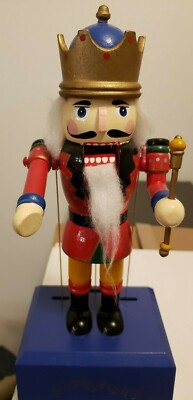Nutcracker Drummer King Motion Musical Animated Viva Mfg. Co. 11” Wind-Up-image