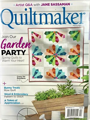 Quiltmaker March April 2021 Magazine Spring Quilts to Warm Your Heart Row Quilts-image