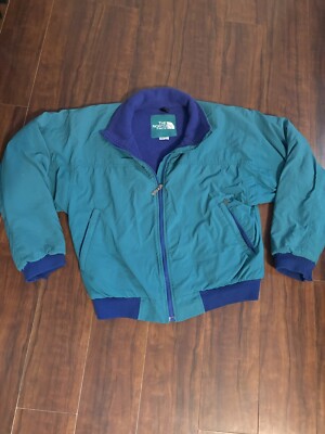 Vtg 80s THE NORTH FACE Womens USA Made Powder Blue Purple Jacket Coat Size Small-image
