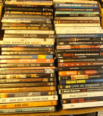 MUSIC / CONCERT DVDS U PICK $2 EACH UPDATED 4/25-image
