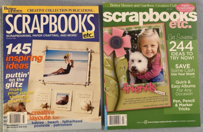 Better Homes And Gardens Scrapbooks Etc. Summer '02 April '07 Lot Of 2 Magazines-image