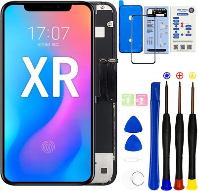 For iPhone XR LCD Display Touch Screen Replacement Digitizer Assembly A+ Quality-image