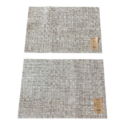 2 Pier 1 Imports Taupe Placemats 13