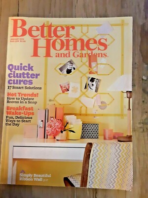 BETTER HOMES & GARDENS - January 2013 - Hot Trends & Clutter Cures-image