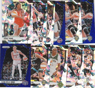 2024 Prizm WNBA Base Commons Ice & Blue Velocity 1-149 Pick Complete Your Set-image