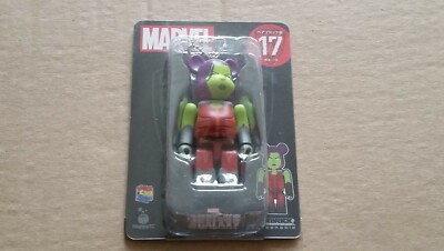 Medicom X Marvel 100% BE@RBRICK Japan Import - Gamora -image