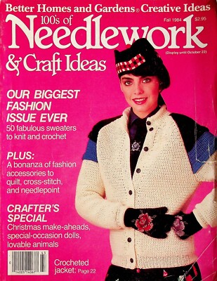 Needlework & Craft Ideas Magazine Fall 1984 By Better Homes Fashion Issue-image