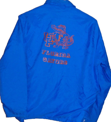 vintage 1980's Florida Gators  button up wind breaker jacket Large-image