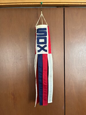 Vintage 1980's Chicago White Sox Red White Blue Wind Sock Souvenir x 30