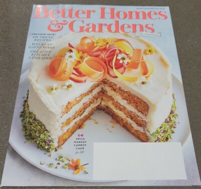 Better Homes & Gardens Magazine March 2022 Recipies-image