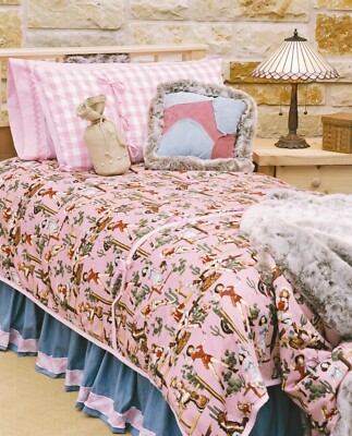 Sexy Cowgirls Western Twin Duvet Bedding Set-image