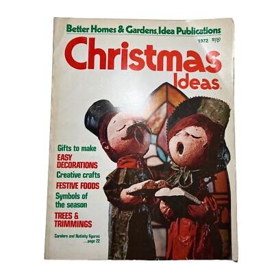 Vintage 1972 Better Homes & Gardens Christmas Ideas Crafts Decorations Recipes-image