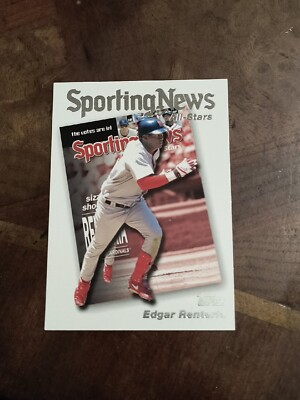 EDGAR RENTERIA 2004 TOPPS SPORTING NEWS ALL STARS #721 FREE SHIPPING-image