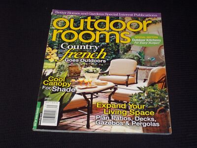 2007 BETTER HOMES & GARDENS OUTDOOR ROOMS MAGAZINE - COUNTRY FRENCH - E 3796-image