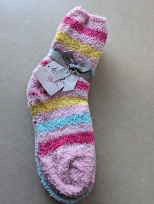 3 pairs Alexa Rose Cozy Fluffy Soft Warm Crew Socks Women 5-9 3pair/pack 1 pack-image