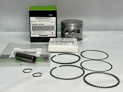 2010-2023 KAWASAKI KLX110 PISTON KIT COMPLETE (PISTON, PIN, RINGS, CIRCLIPS)-image