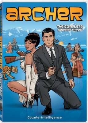 Archer: The Complete Season 3 - DVD By H. Jon Benjamin,Judy Greer - GOOD-image