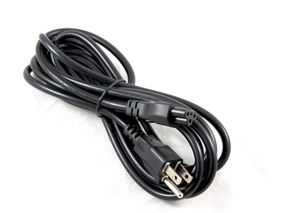 Lot of 10 3 PRONG 12 FEET AC Power Cable Cord Adapter for Laptop Charger TV-image