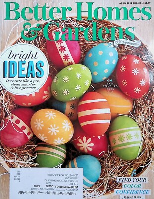 Better Homes and Gardens Magazine April 2022 Decorate Like a Pro, Clean Smarte-image