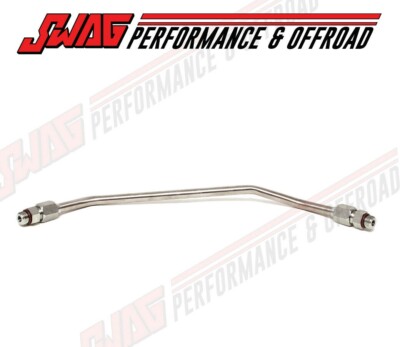 99.5-03 Ford 7.3L Powerstroke Stainless High Pressure Crossover Tube & Orings-image