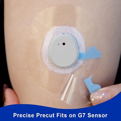 50Pack G7 Adhesive Patches Waterproof & Stelo Overpatch, Transparent G7 Over-image