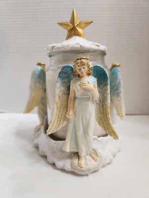 Better Homes & Gardens Jar Topper & Holder Set w/Candle in Original Box-image