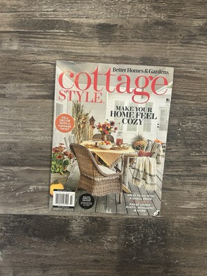 Better Homes & Gardens Cottage Style Fall 2024 Magazine Rustic Romantic Look-image