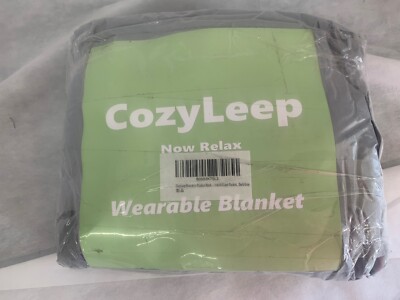 Grey Wearable Blanket With Hood & Giant Pockets-image