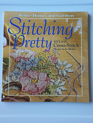 Cross stitch book. Better homes and gardens. Stitching pretty-image