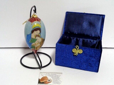 2013 Pier 1 Imports Li Bien Christmas Ornament MARY AND BABY JESUS  In Box-image