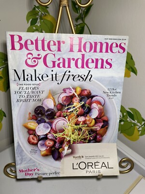 Better Homes & Gardens Magazine May 2018 Make it Fresh The Food Issue-image