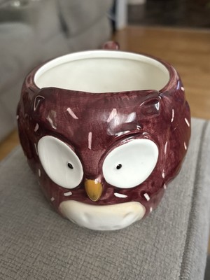 Pier 1 Imports Owl Mug Very Good Condition-image